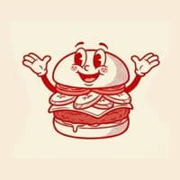 Hamburguesa La Tímida con carne desmechada, plátano maduro y aguacate
